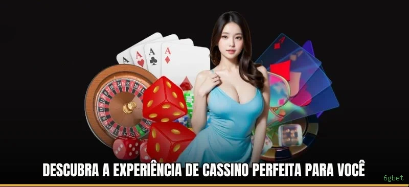 Imagem promocional do cassino online da 6gbet mostrando jogos ao vivo