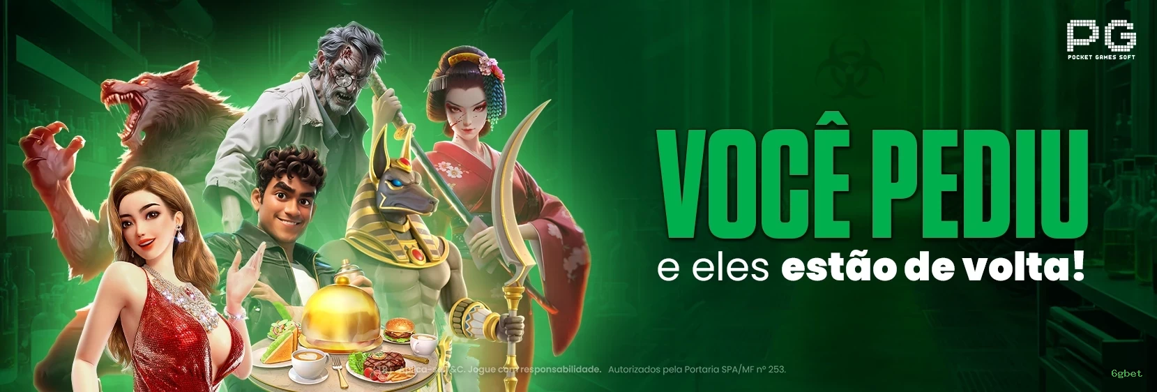 Imagem promocional dos jogos Fortune da 6gbet